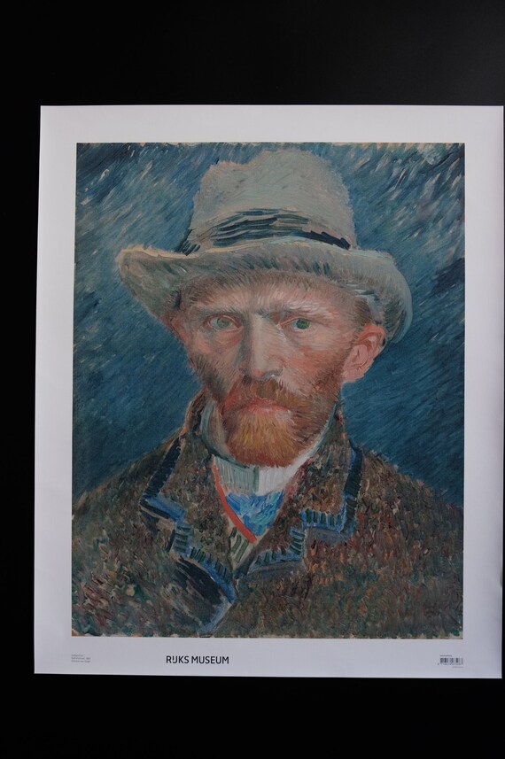 RijksMuseum Amsterdam Vincent van Gogh Self-Portrait - Etsy Nederland