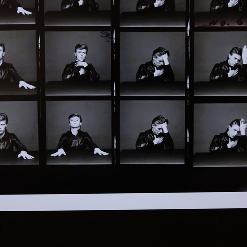 Shops David Bowie - Heroes session contact sheet - Photograph