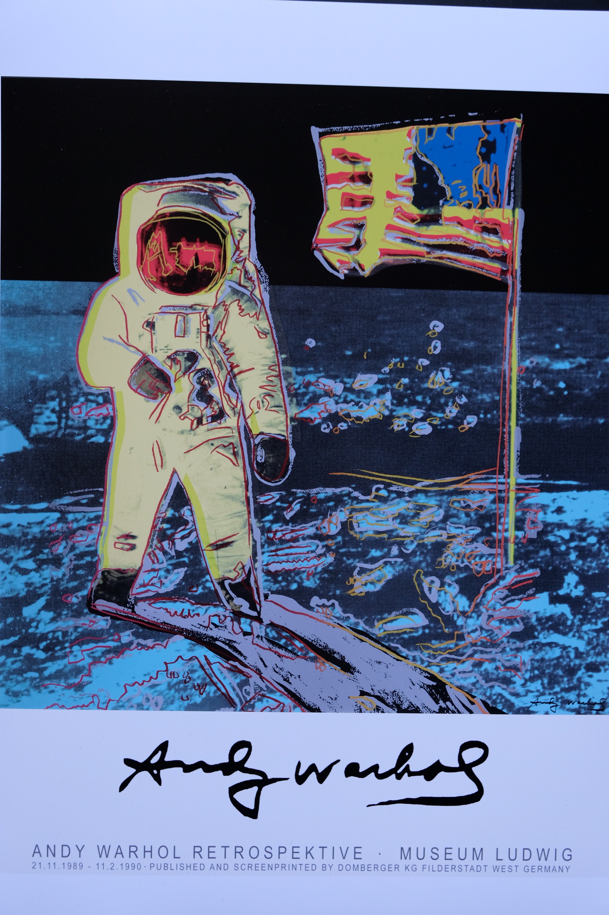 Andy Warhol Giclee Moonwalk Print Poster Prints Home & Living etna.com.pe