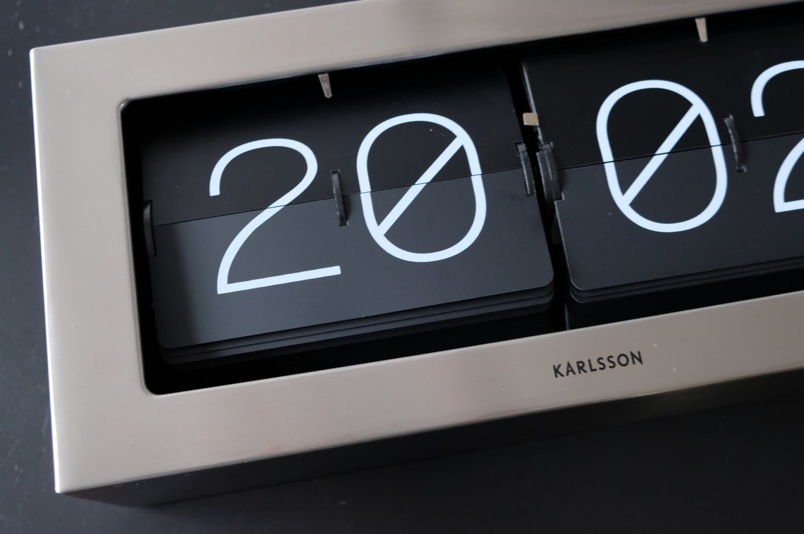 Karlsson Flip Table Clock by Karlsson Dutch Design Etsy
