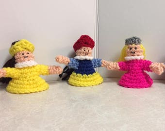Títeres de dedo princesa