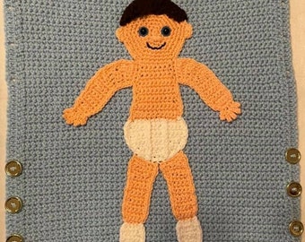 Vestir Muñeca, Niño Patrón PDF para descargar
