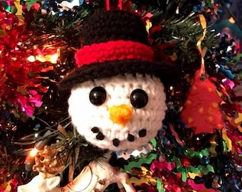 Adorno de Navidad de hombre de nieve