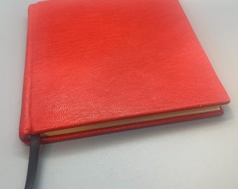 Goat skin leather covered journal/sketchbook
