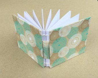 Circle pattern handmade journal/notebook/sketchbook/diary