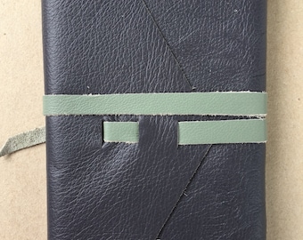 Green Leather Handmade Journal/notebook/diary/sketchbook