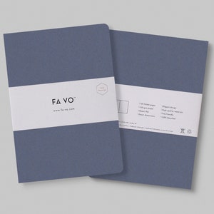 FA VO Notebook Lavender - 100% Recycled Notebook (205 x 145 mm) 8 1/8" x 5 3/4"