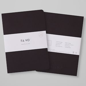 FA VO Notebook Coffee - 100% Recycled Notebook (205 x 145 mm) 8 1/8" x 5 3/4"