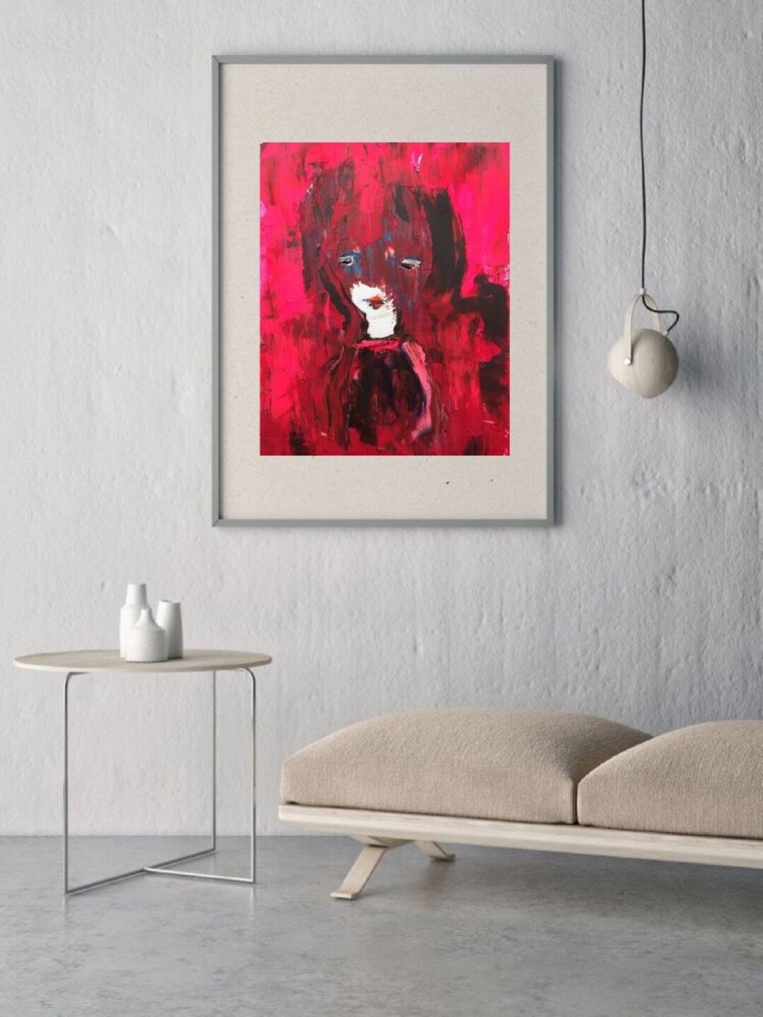 Abstract Pink Purple Wall Art Printable Downloadable Shiny Etsy