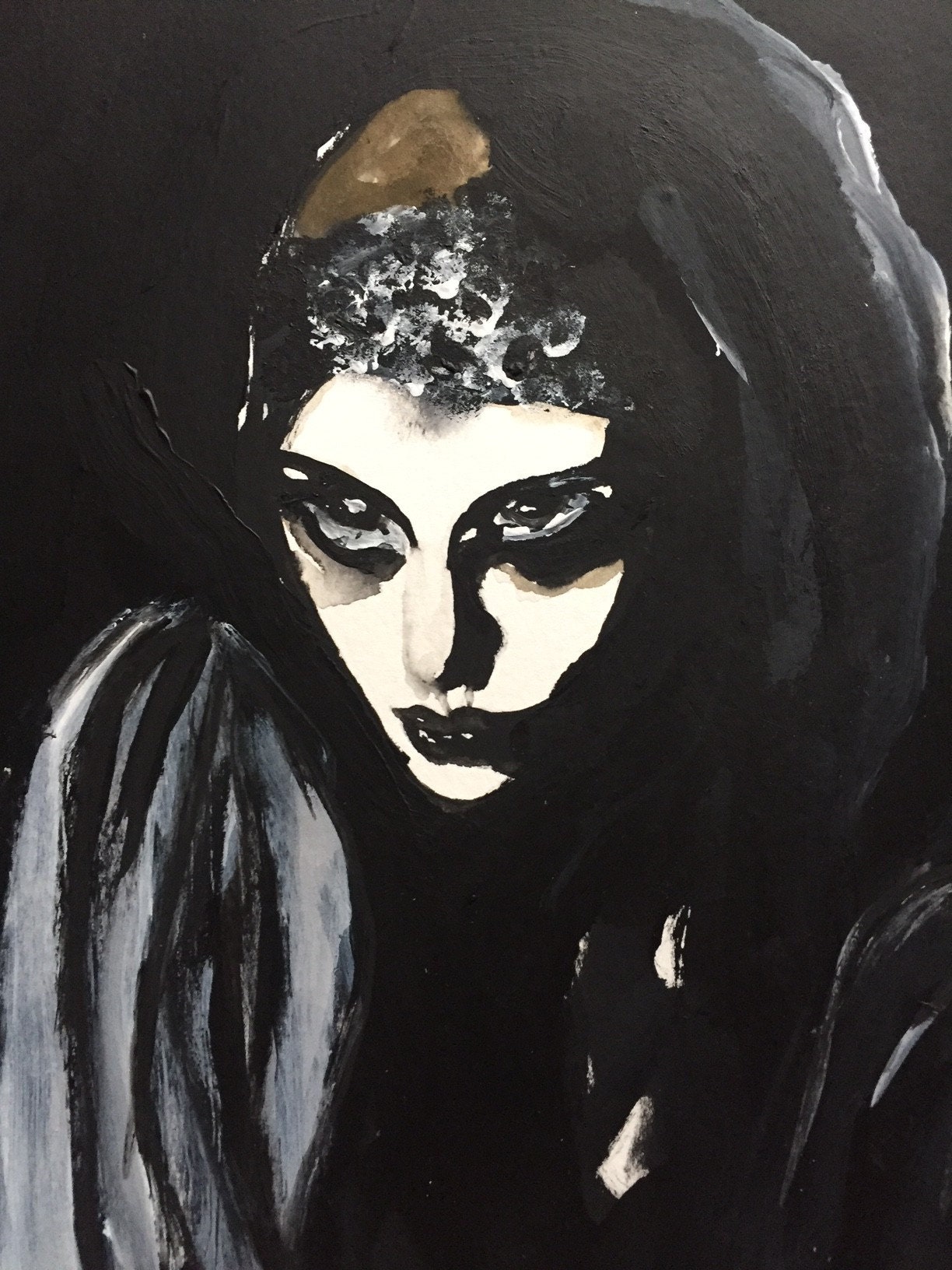 Painting Art & Collectibles Original Watercolor Acrylic Painting