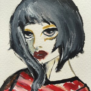Printable Painting Downloadable Print Woman Portrait Girls - Etsy