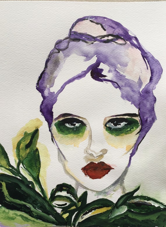 Painting Art & Collectibles Original Watercolor Acrylic Painting