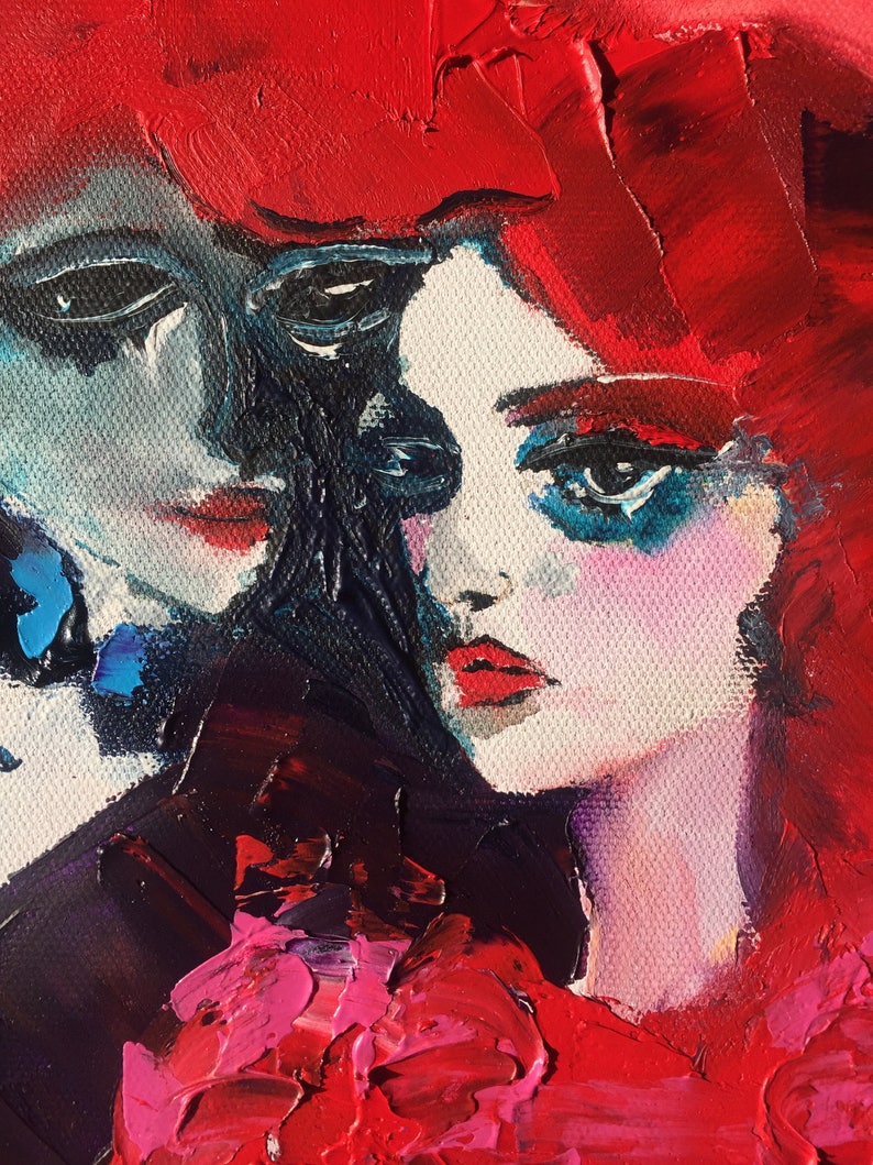 Original Oil Painting Acrylic Painting Oil on Canvas Canvas Etsy