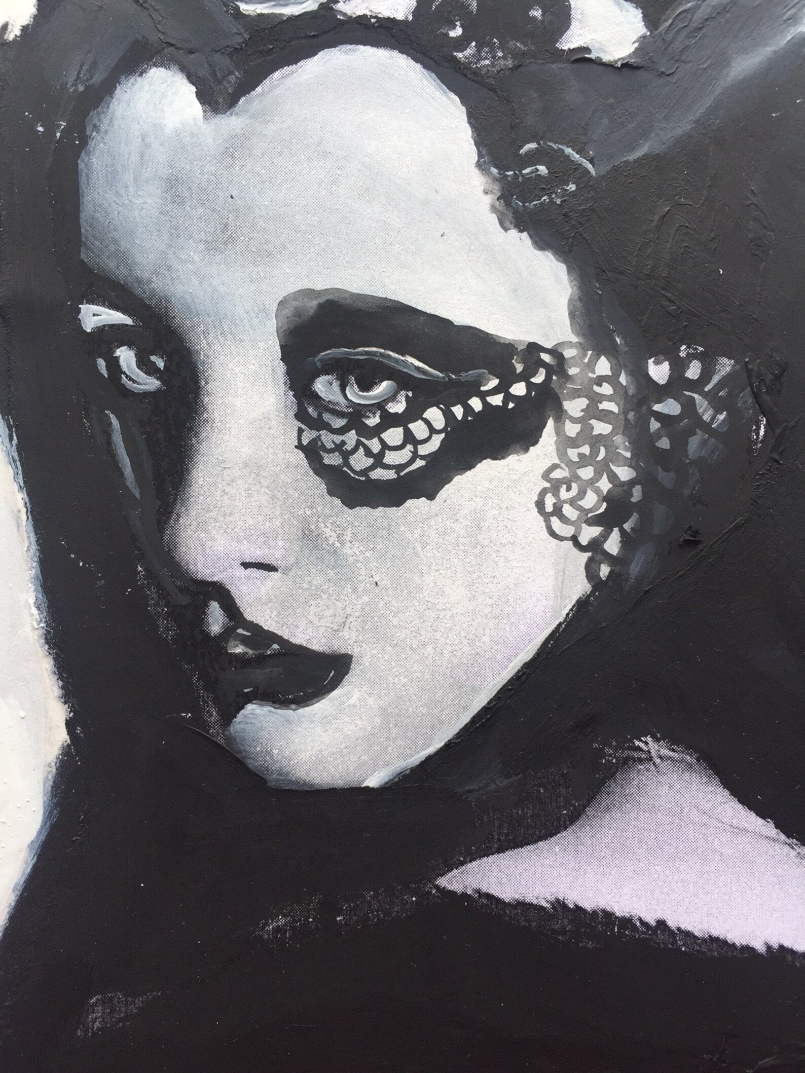 Gothic Home Decor Black and White Art Small Wall Art Dark Etsy UK