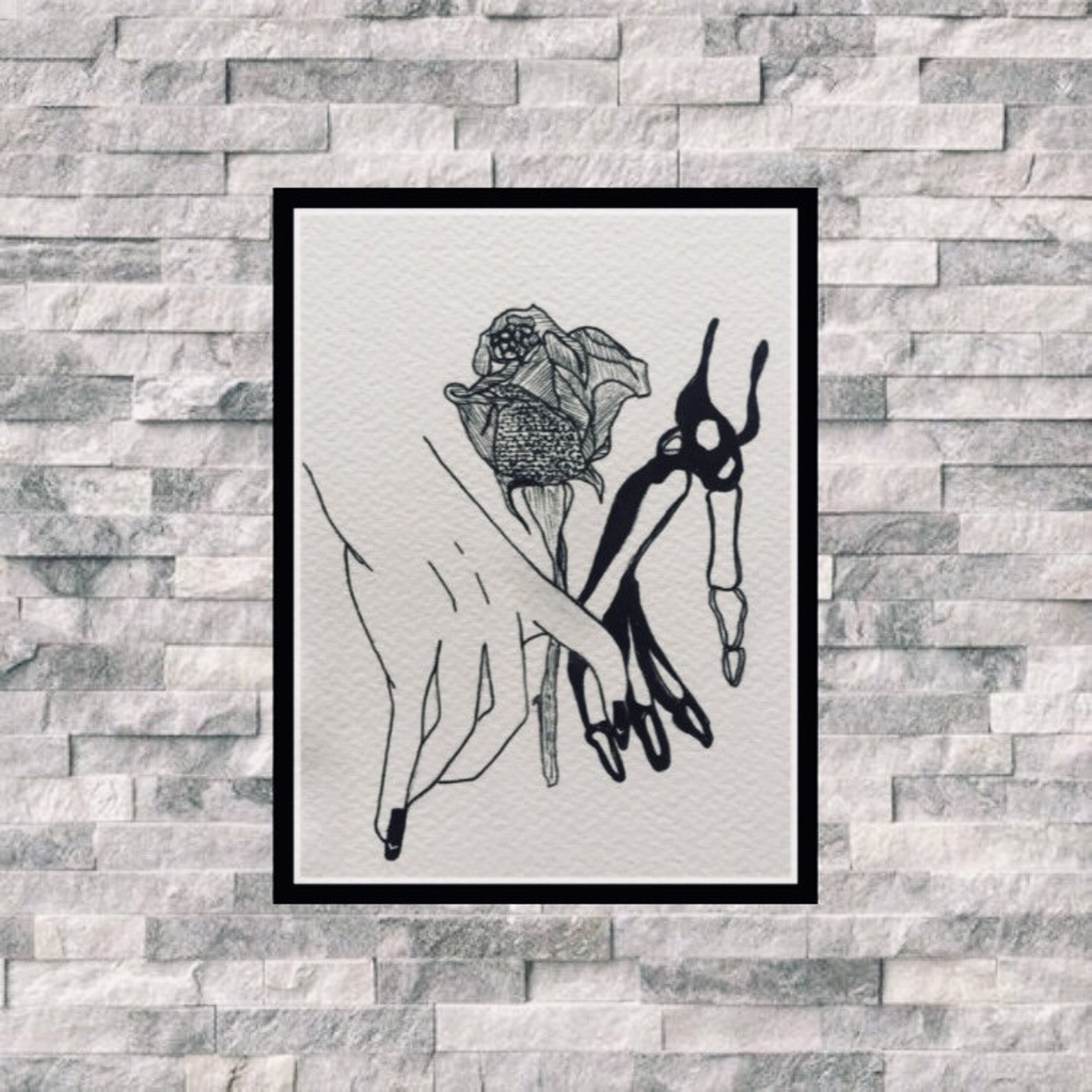 Printable Wall Art Black and White Print Downloadable Art - Etsy