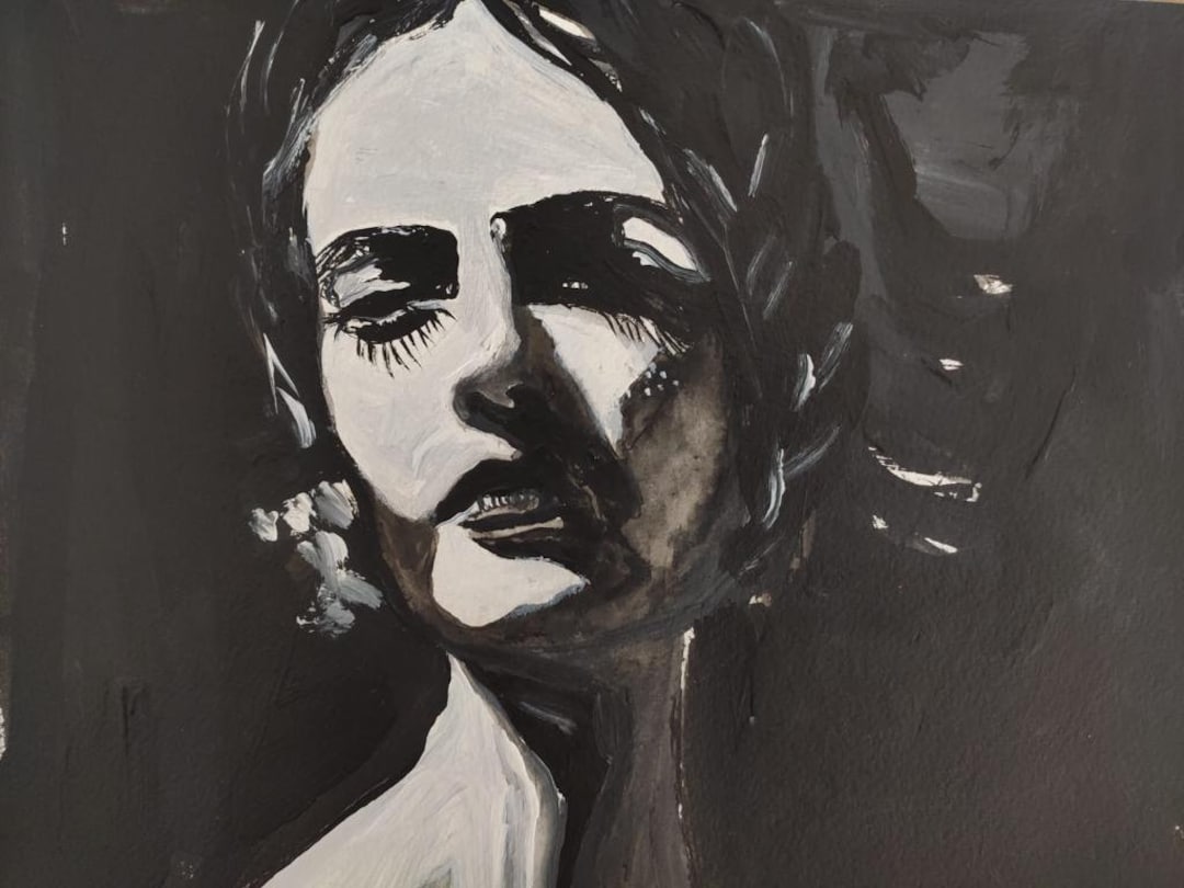 Black White Eva Green Wall Art Unique Firemantel Place Art Etsy
