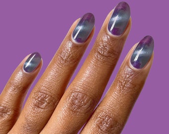 Purple Magnetic Nail Polish - Cirque Colors Cassiopeia