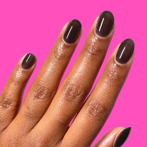 Black Jelly Nail Polish - Cirque Colors NSFW Jelly