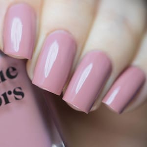 Pink Mauve Creme Vegan Nail Polish - Creme Mauve Nail Polish - Dusty Rose Pastel Nails - Jane on Jane St