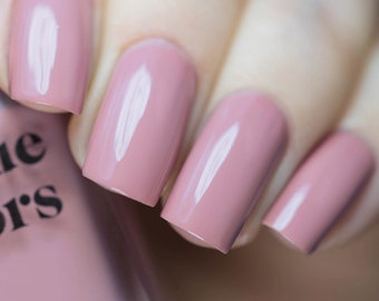 Pink Mauve Creme Vegan Nail Polish - Creme Mauve Nail Polish - Dusty Rose Pastel Nails - Jane on Jane St