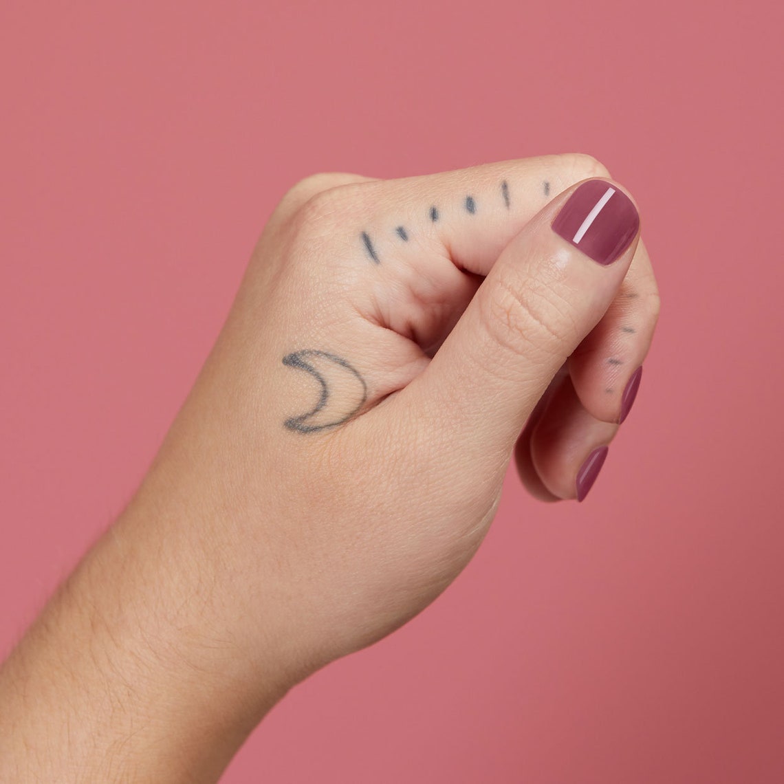 Red Wine Jelly Vegan Nail Polish Dark Mauve Jelly Nails Etsy