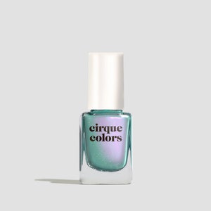 Mint Green Vegan Nail Polish Green Holographic Iridescent Nail Polish Paradiso image 5