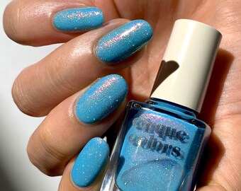 Aqua Shimmer Shimmergraphic Nail Polish - Cirque Colors Tipsy Turvy!