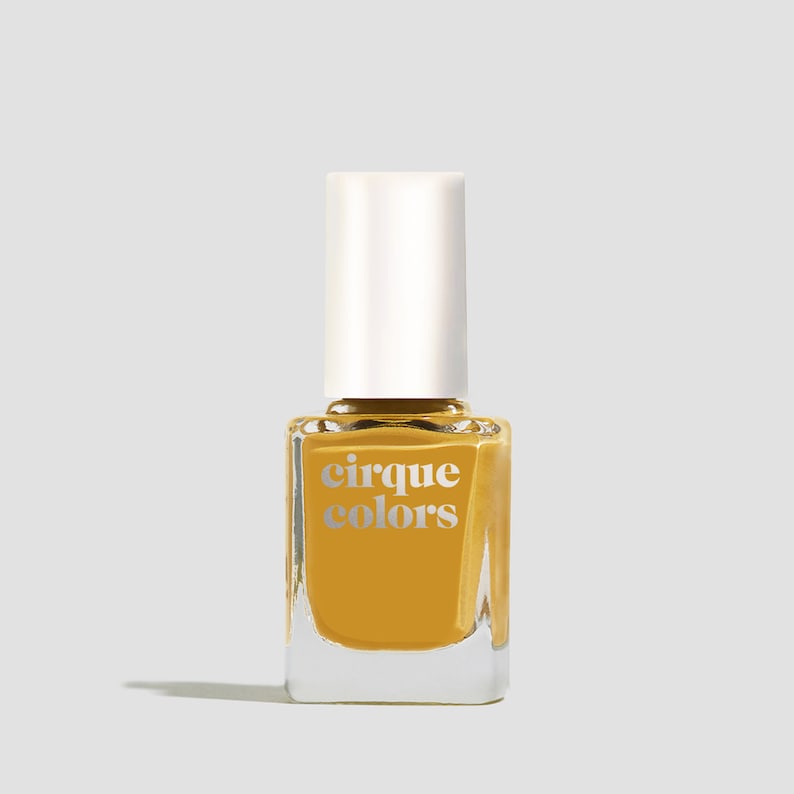 Mustard Yellow Vegan Nail Polish Warm Yellow Creme Nail Polish Urbanized image 5