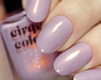Lavender Iridescent Vegan Nail Polish - Purple Shimmer Holographic Nail Polish - Fata Morgana