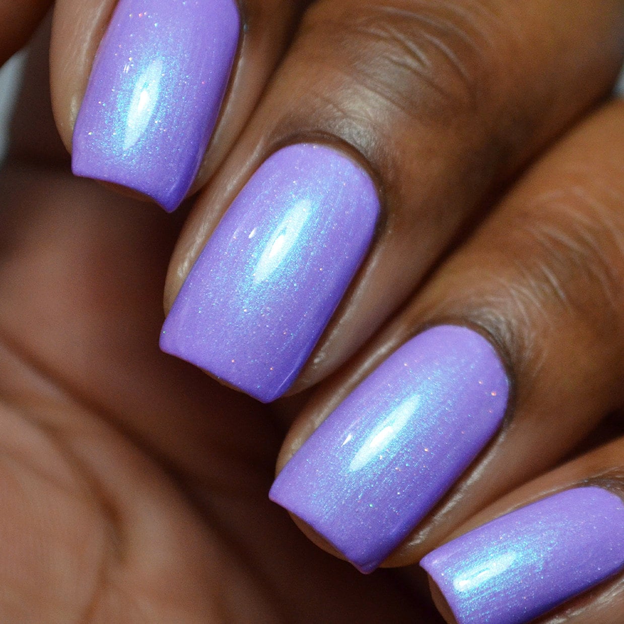Chamealon Nails Under the Jacaranda Tree nail polish. Available in the USA  at www.lanternandwren.com.