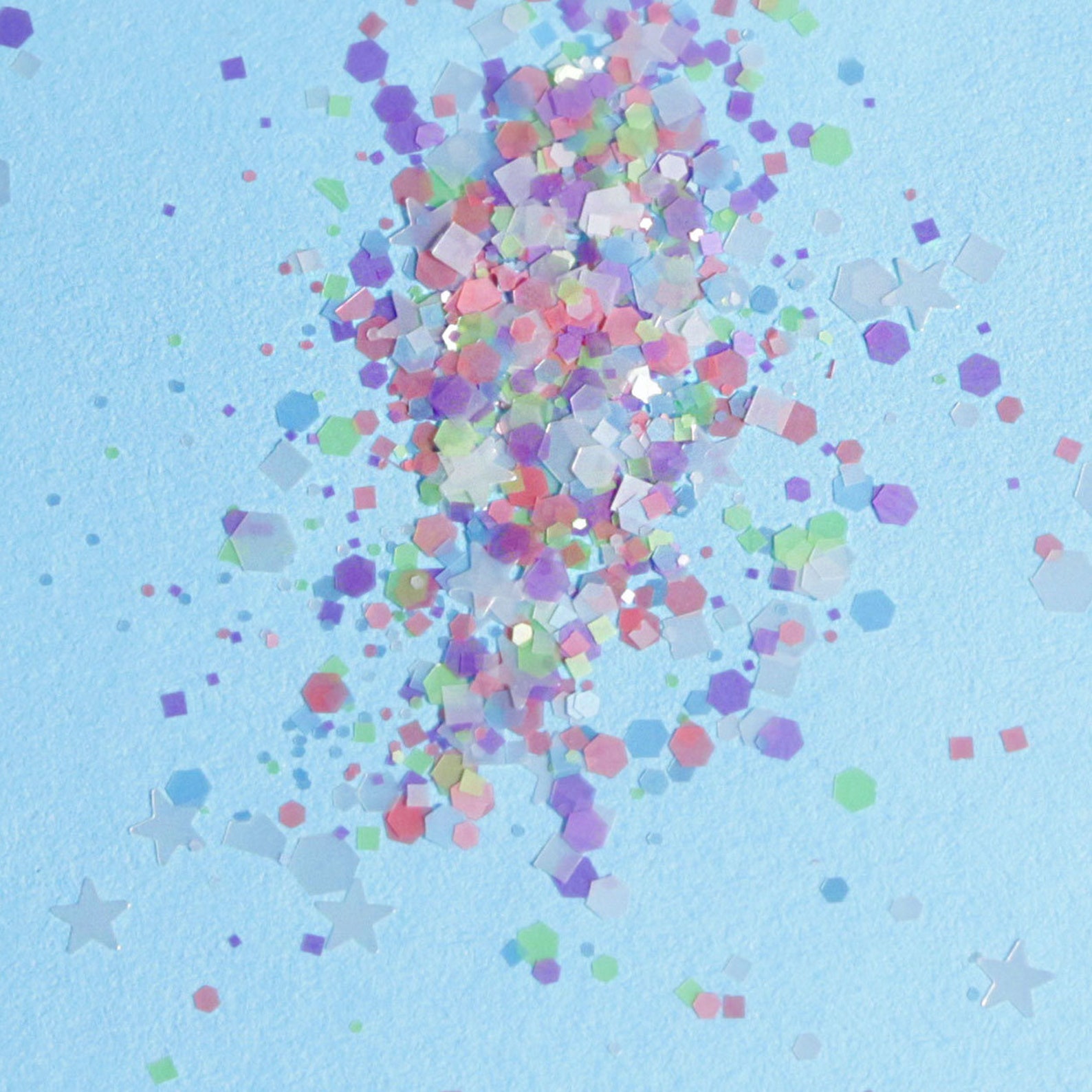 Clear Pastel Glitter Vegan Nail Polish Confetti Nail Polish Etsy