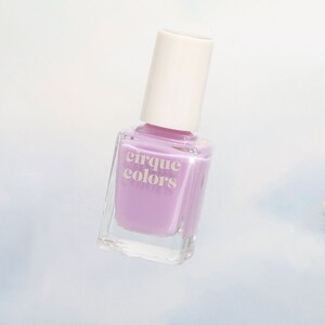 Lilac Nail Polish Sheer Pastel Lilac Purple Jelly Nail Polish Lavender Sky image 3