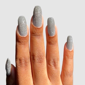 Silver Glitter Flash Reflective Vegan Nail Polish - Disco Ball