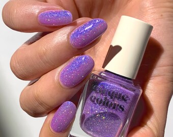 Purple Shimmer Shimmergraphic Nail Polish - Cirque Colors Jammin’ Out
