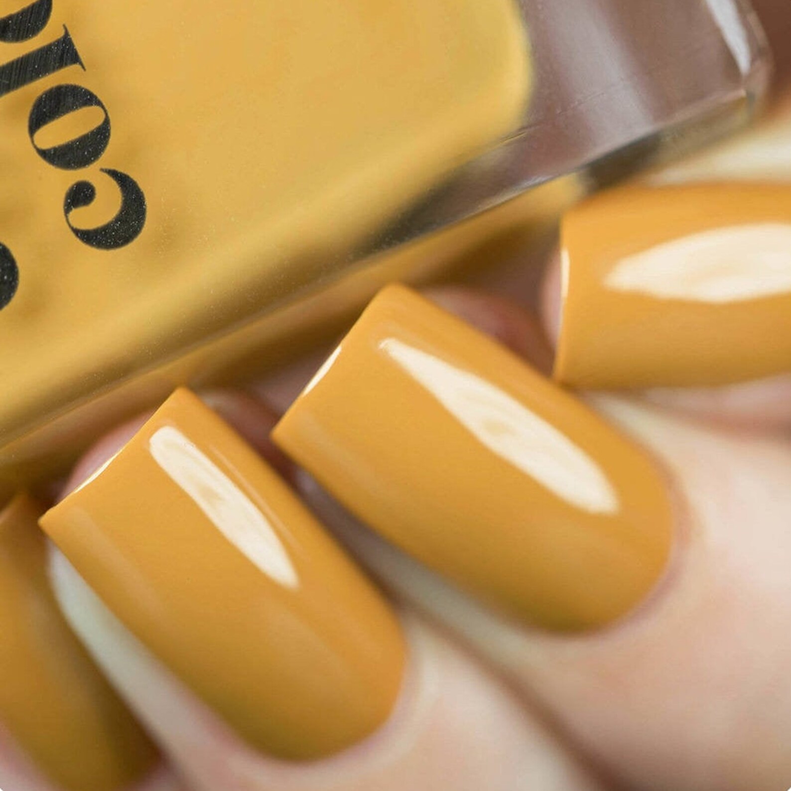 Urbanized Mustard Yellow Nail Polish Creme Nail Polish Etsy