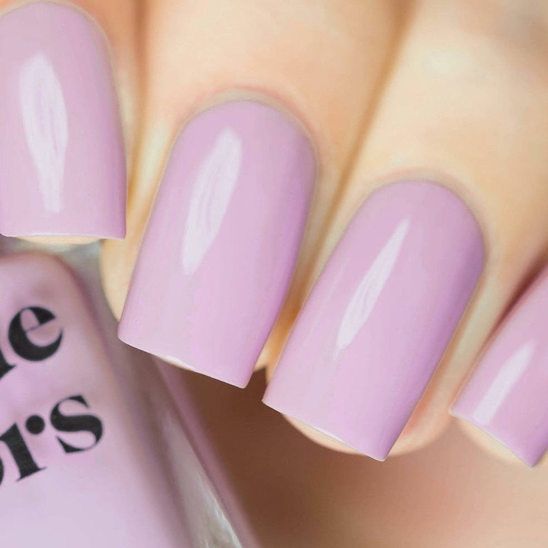 Sartorial Purple Pastel Nail Polish Lilac Lavender Creme Etsy