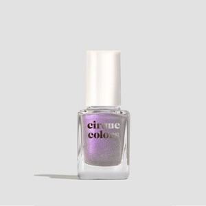 Gray Purple Holographic Vegan Nail Polish Lavender Shimmer Holo Nails Deja Vu image 4