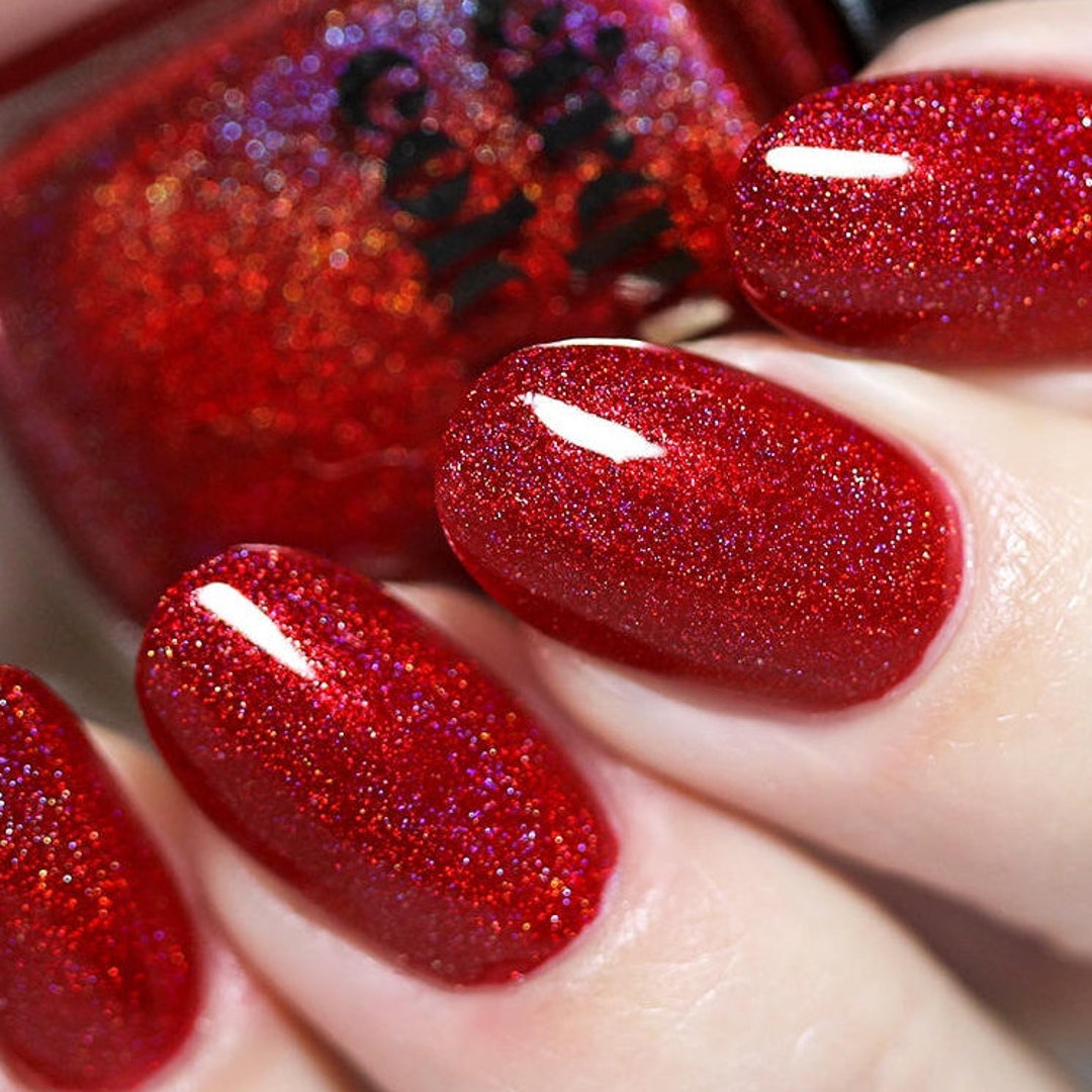 HD Glitter - Fine - Holo Red - Gel Essentialz