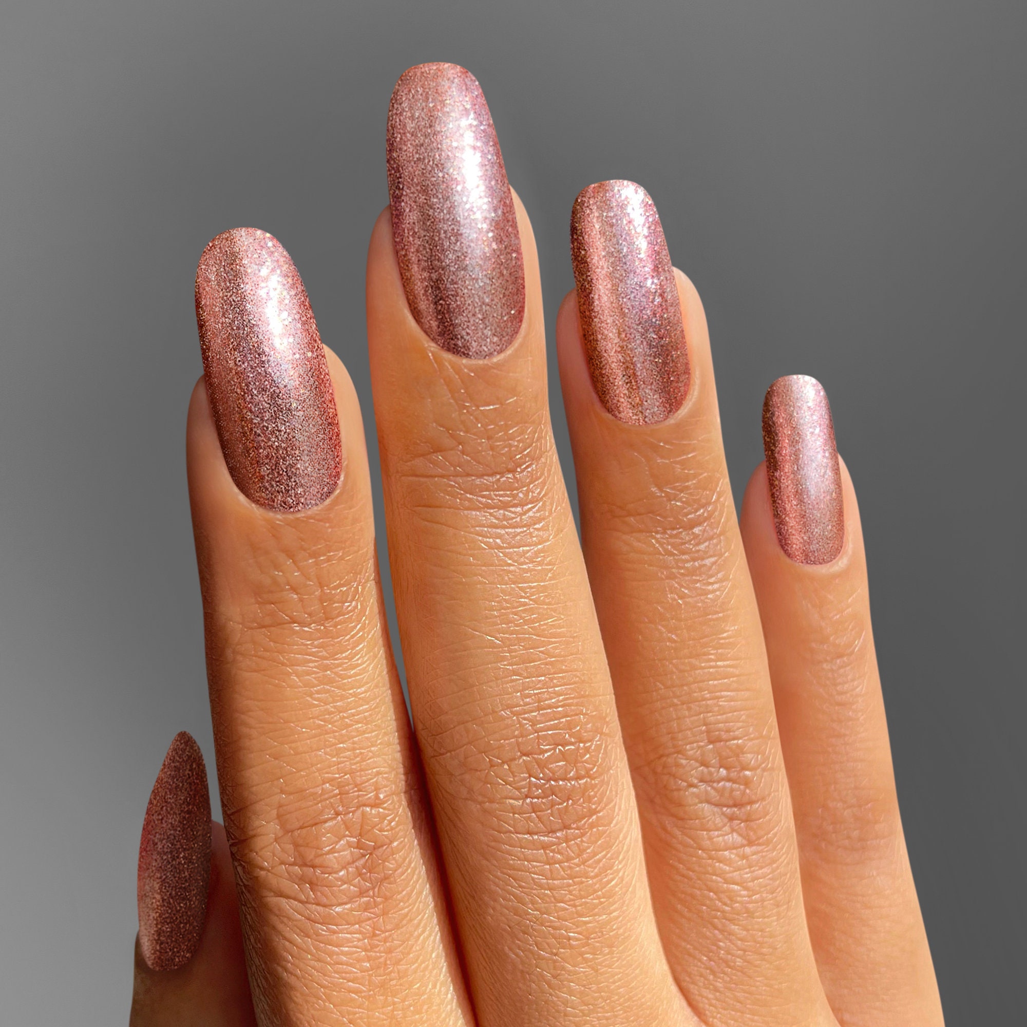 Rose gold metallic shop shoe polish