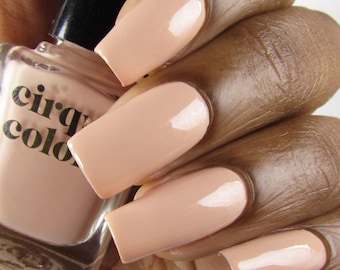 Nude Beige Vegan Nail Polish - Peach Beige Creme Polish - Madison