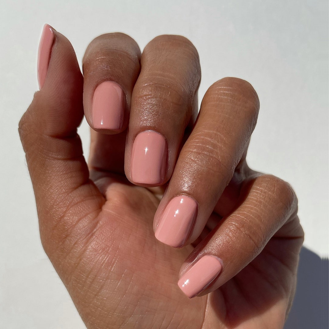 Terracotta Nude Pink Vegan Nail Polish Rose Creme Nails Fast Fashion Etsy