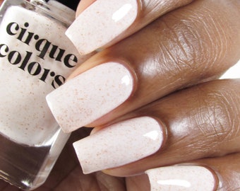 Stoneware - Speckled Peach Vegan Nail Polish