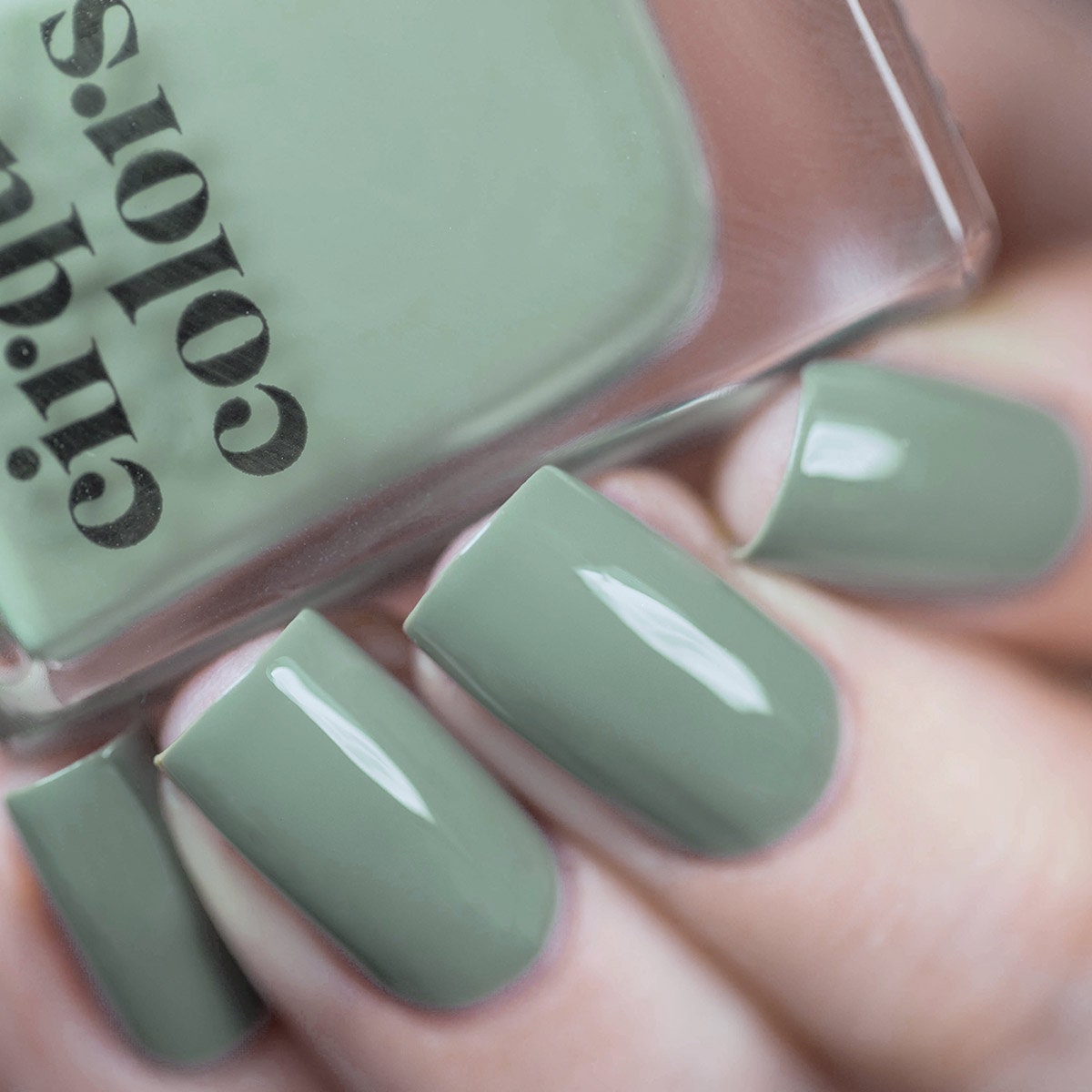 Sage Green Vegan Nail Polish Light Olive Green Creme Nail - Etsy