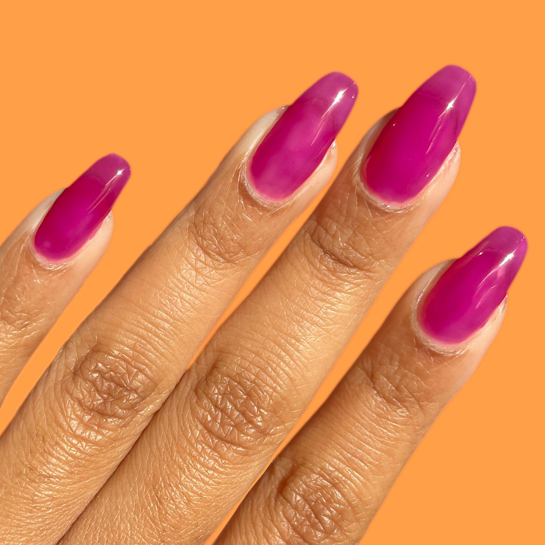 マーブル6色チークパレット jellyfish Dark Magenta Red Jelly Nail Polish - Cirque Colors Bitten Jelly - Etsy
