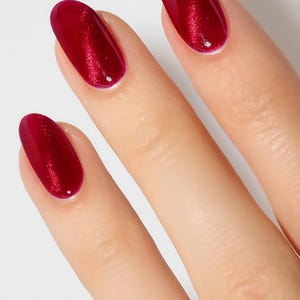 Red Nail Polish with Red Magnetic Pigment - Cirque Colors Ruby Slipper