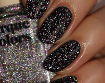 Starlight Nail Polish: Rainbow Flash Reflective Glitter Topper
