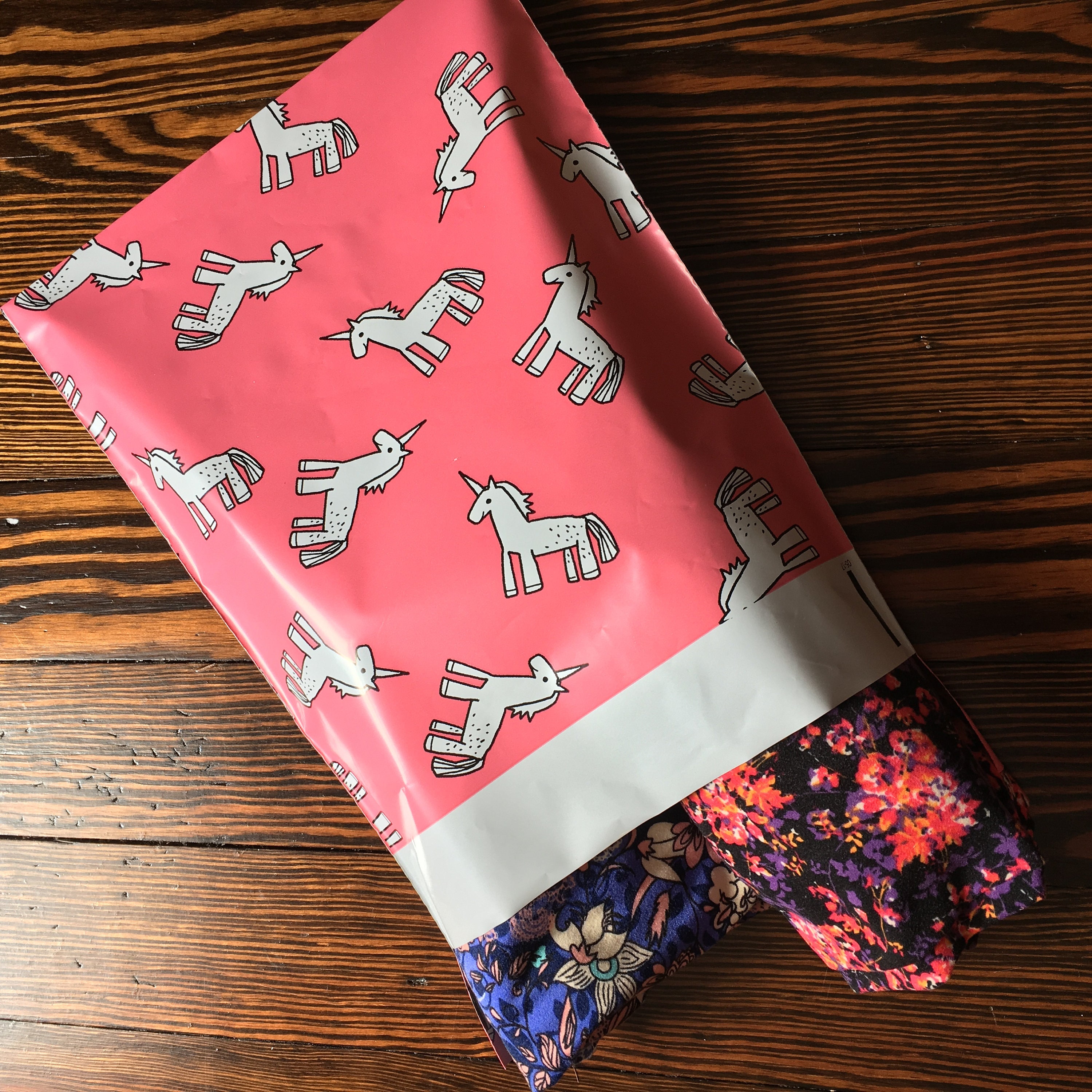 100 Pink Unicorn 10x13 Flat Poly Mailers 100 Pack Etsy
