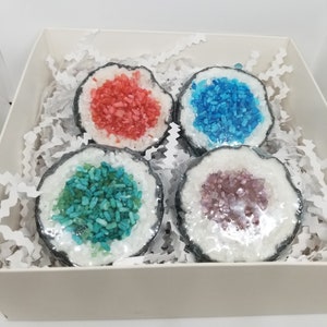 Cracked Geode Bath Bomb Set