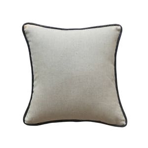 Antique German Grain Sack Pillow from 1903 14 x 14 image 2