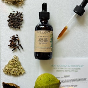 Bye, Bye Parasites Glycerite - Organic + Vegan